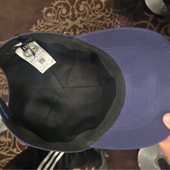 Versace Navy and Gold Embroidered Hat - Picture 5 of 8